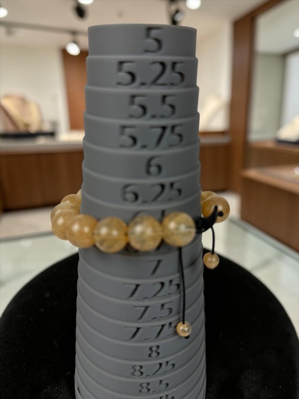 New Natural Citrine 12 mm Gemestone Bracelet